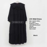 LIVI-002 LIVI Midi Dress Crinkle Airflow
